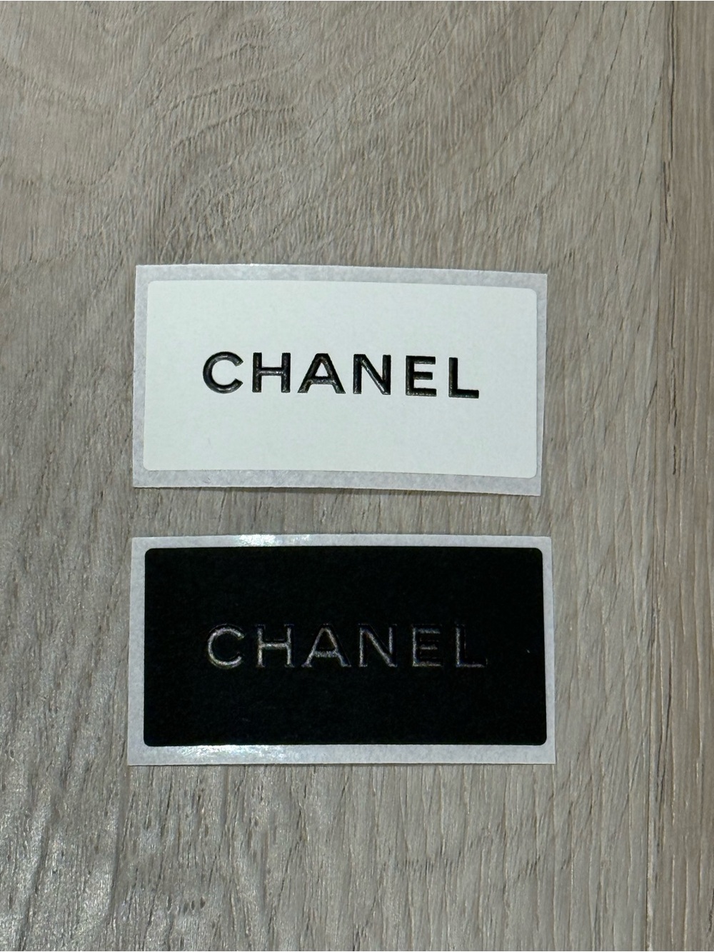 CHANEL Black and White Sticker Set